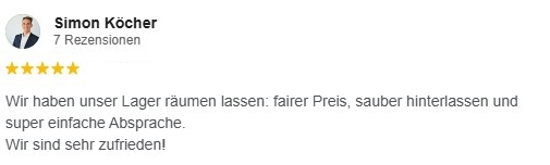 GSA Entrümpelung Karlsruhe: Haushaltsauflösung und Messi Wohnung 5 Sterne Bewertung
